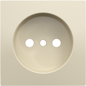 90621_TMF: Kryt zásuvky bez zemniaceho kolíka, slon.kosť