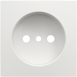 90621_TGE: Kryt zásuvky bez zemniaceho kolíka, ľadová