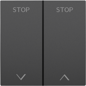 90613_TPM: Kryt žalúziového spínača, čierna