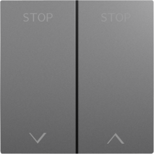 90613_TIS: Kryt žalúziového spínača, šedá