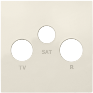 90775_TPE: Kryt zásuvky R-TV-SAT, perleťová