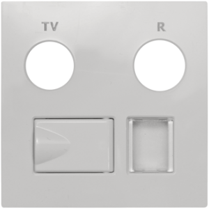 90774_TBR: Kryt zásuvky R-TV-RJ45, biela