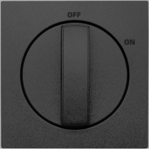 90762_TPM: Kryt otočného spínača, čierna