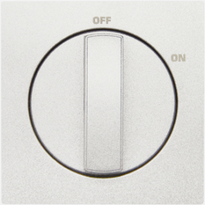 90762 TGE: Kryt otočného spínača, ľadová