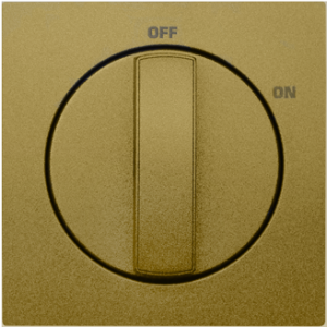 90762 TDU: Kryt otočného spínača, zlatá