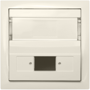 90449_SPE: Kryt pre spojku SC APC Simplex/LC Duplex op, perleťová