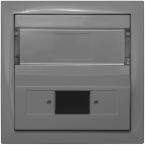 90449_SIS: Kryt pre spojku SC APC Simplex/LC Duplex op, šedá