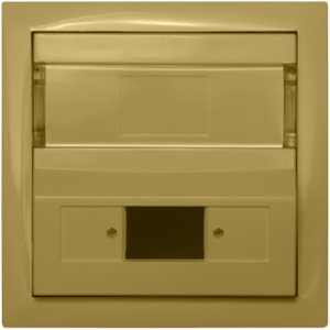 90449_SDU: Kryt pre spojku SC APC Simplex/LC Duplex op, zlatá