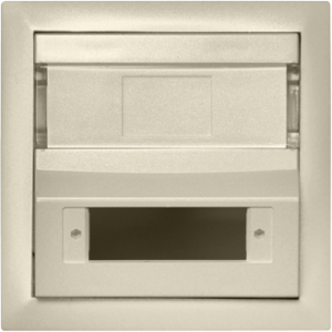 90448_SMF: Kryt pre spojku SC APC Duplex op, slon.kosť