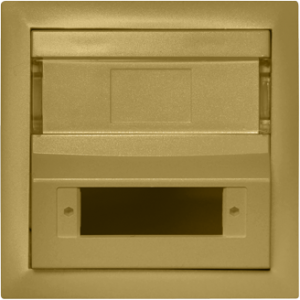 90448_SDU: Kryt pre spojku SC APC Duplex op, zlatá