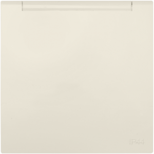 90654_TPE: Kryt zásuvky, sklopný, IP44, perleťová