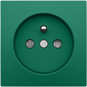 90652_TVD: Kryt zásuvky, zelená