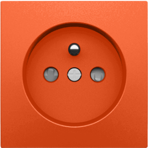 90652_TLR: Kryt zásuvky, oranžová