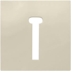 90718_TMF: Kryt telefónnej zásuvky T8, slon.kosť