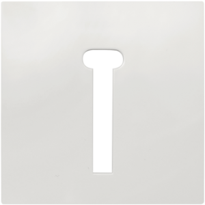 90718_TGE: Kryt telefónnej zásuvky T8, ľadová