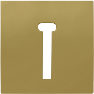 90718_TDU: Kryt telefónnej zásuvky T8, zlatá