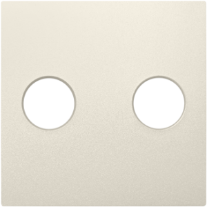 90713_TPE: Kryt audio zás. so skrut.svorkou, perleťová