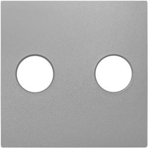 90713_TAL: Kryt audio zás. so skrut.svorkou, hliníková