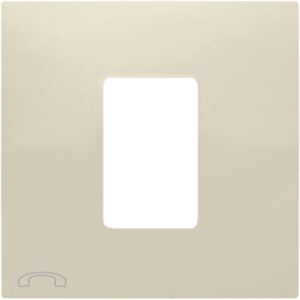 90712_TMF: Kryt telefónnej zásuvky, slon.kosť