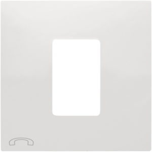 90712_TGE: Kryt telefónnej zásuvky, ľadová