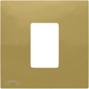 90712_TDU: Kryt telefónnej zásuvky, zlatá