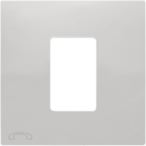 90712_TBR: Kryt telefónnej zásuvky, biela