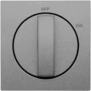 90762 TAL: Kryt otočného spínača, hliníková