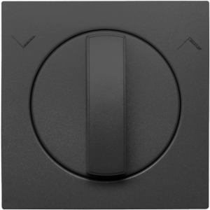 90761_TPM: Kryt otočného prepínača - UP-DOWN, čierna