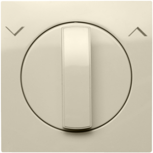 90761_TMF: Kryt otočného prepínača - UP-DOWN, slon.kosť