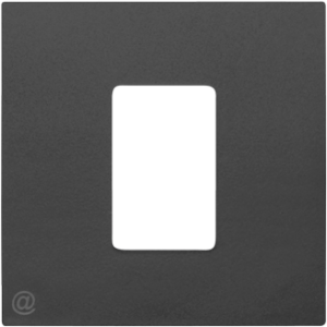 90751_TPM: Kryt dátovej zásuvky RJ45, čierna