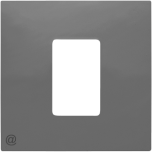 90751_TIS: Kryt dátovej zásuvky RJ45, šedá