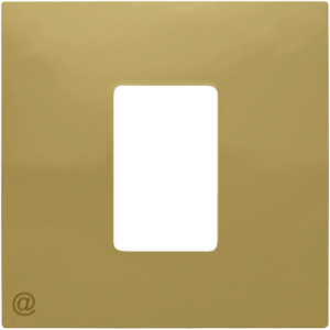 90751_TDU: Kryt dátovej zásuvky RJ45, zlatá