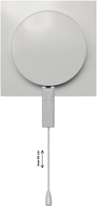 90741_TBR: Kryt ťahového spínača, biela