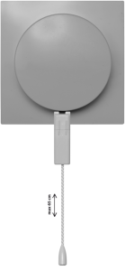 90741_TAL: Kryt ťahového spínača, hliníková