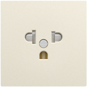 90842_TPE: Kryt zásuvky EURO-USA, bezpečnostný, perleťová