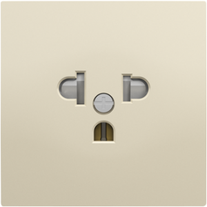 90842_TMF: Kryt zásuvky EURO-USA, bezpečnostný, slon.kosť