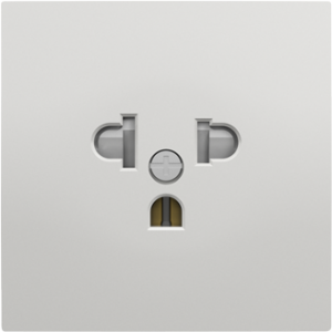 90842_TBR: Kryt zásuvky EURO-USA, bezpečnostný, biela