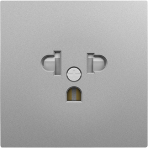 90842_TAL: Kryt zásuvky EURO-USA, bezpečnostný, hliníková