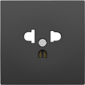 90841_TPM: Kryt zásuvky EURO-USA, čierna