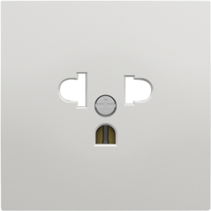 90841_TBR: Kryt zásuvky EURO-USA, biela