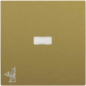 90796_TDU: Kryt tlačidla, symbol OBSLUHA, orientačná LED, zlatá