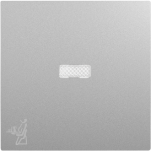 90796_TAL: Kryt tlačidla, symbol OBSLUHA, orientačná LED, hliníková