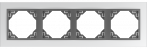90940_TUS: 4 - rámček, hliník/šedá